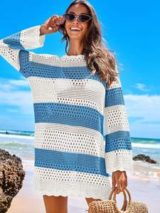 ANRABESS Women Swimsuit Crochet Swim Cover Up… — main image