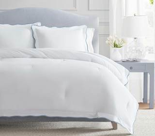 Martha Stewart - King Duvet Cover Set, Crisp & Smooth Bedding with a Cotton Percale…