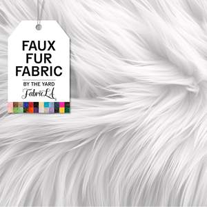 FabricLA Faux Fur Fabric by The Yard - Artificial Craft Fur - 36" X…