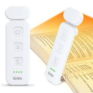Gritin Reading Light, Rechargeable Book Light for Reading in Bed | Eye Caring 3…
