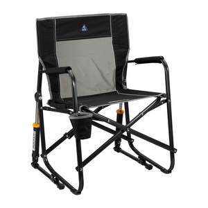 GCI Outdoor Freestyle Rocker Camping Chair - Black Freestyle Rocker…